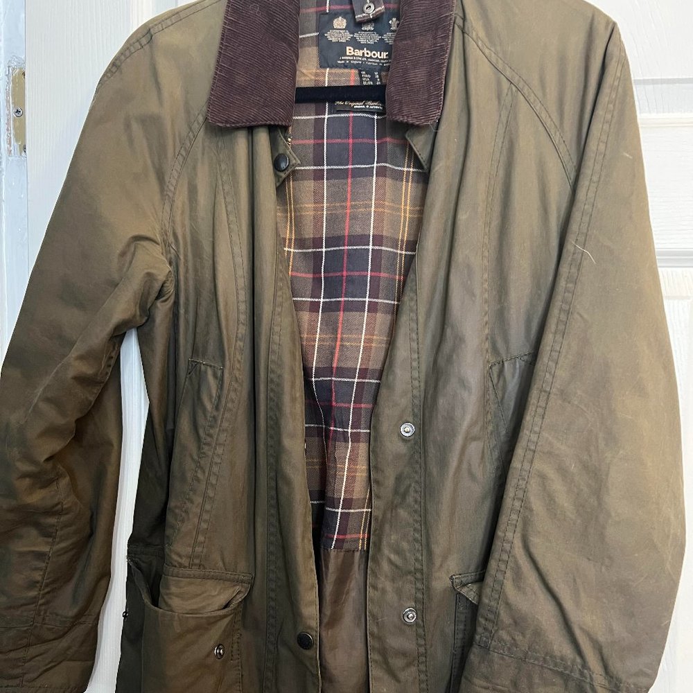 Classic Barbour Jacket Size 8